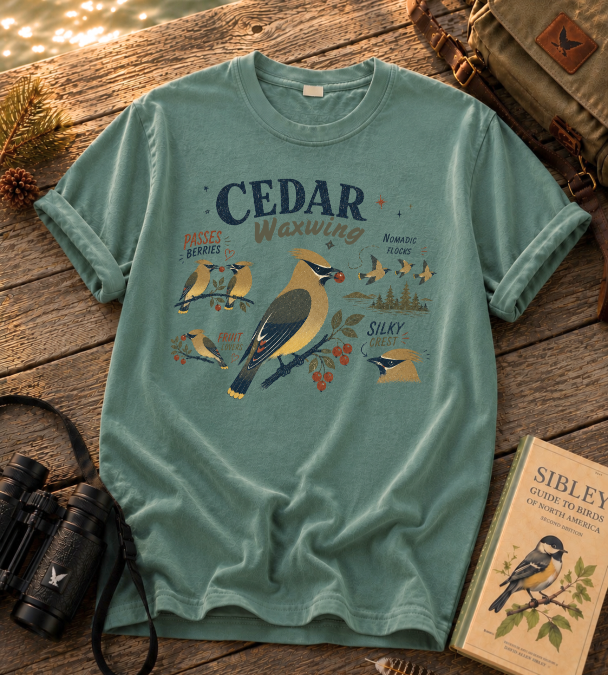 Cedar Waxwing T Shirt
