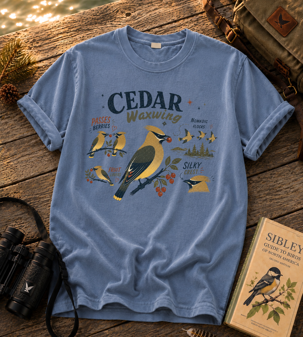 Cedar Waxwing T Shirt