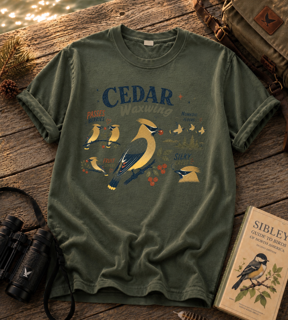 Cedar Waxwing T Shirt