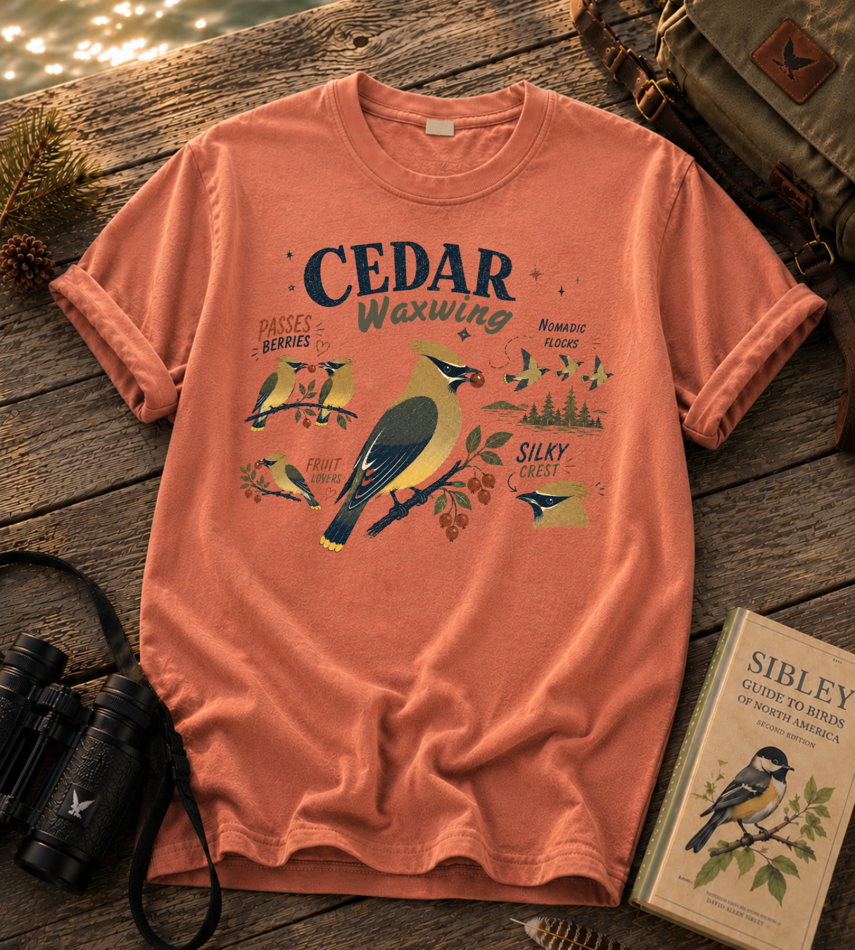 Cedar Waxwing T Shirt
