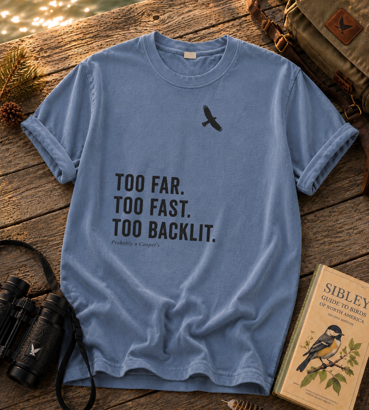 Too Far Too Fast Too Backlit T Shirt