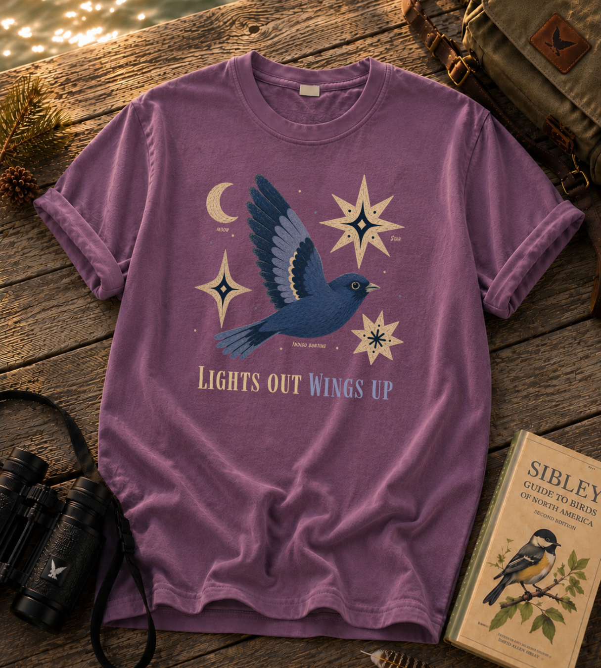Lights Out Wings Up T Shirt