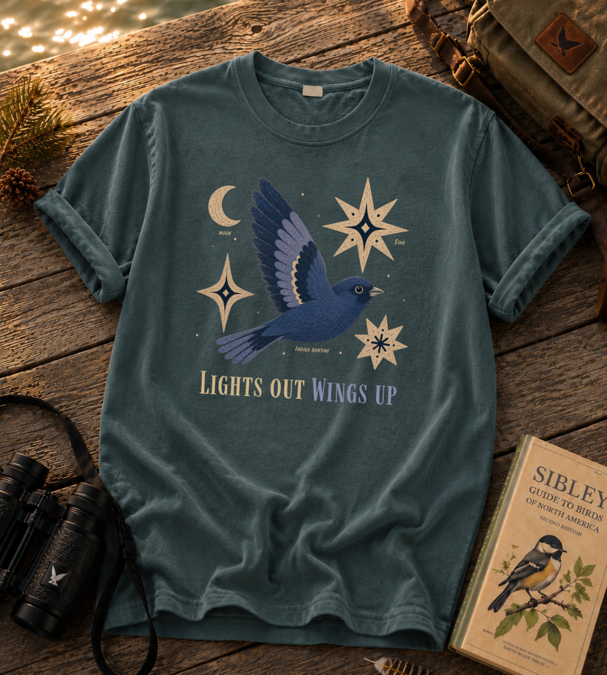 Lights Out Wings Up T Shirt