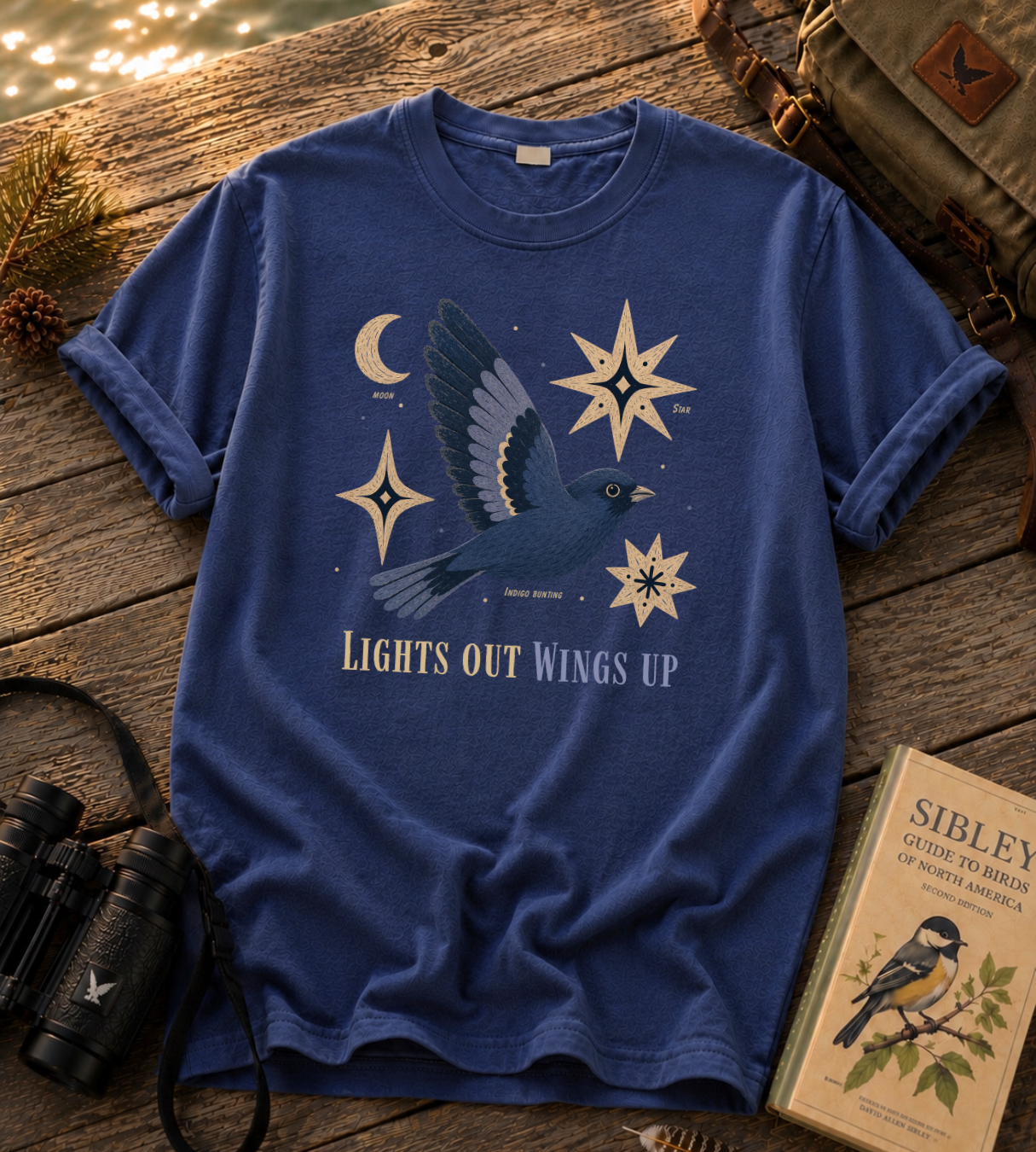 Lights Out Wings Up T Shirt