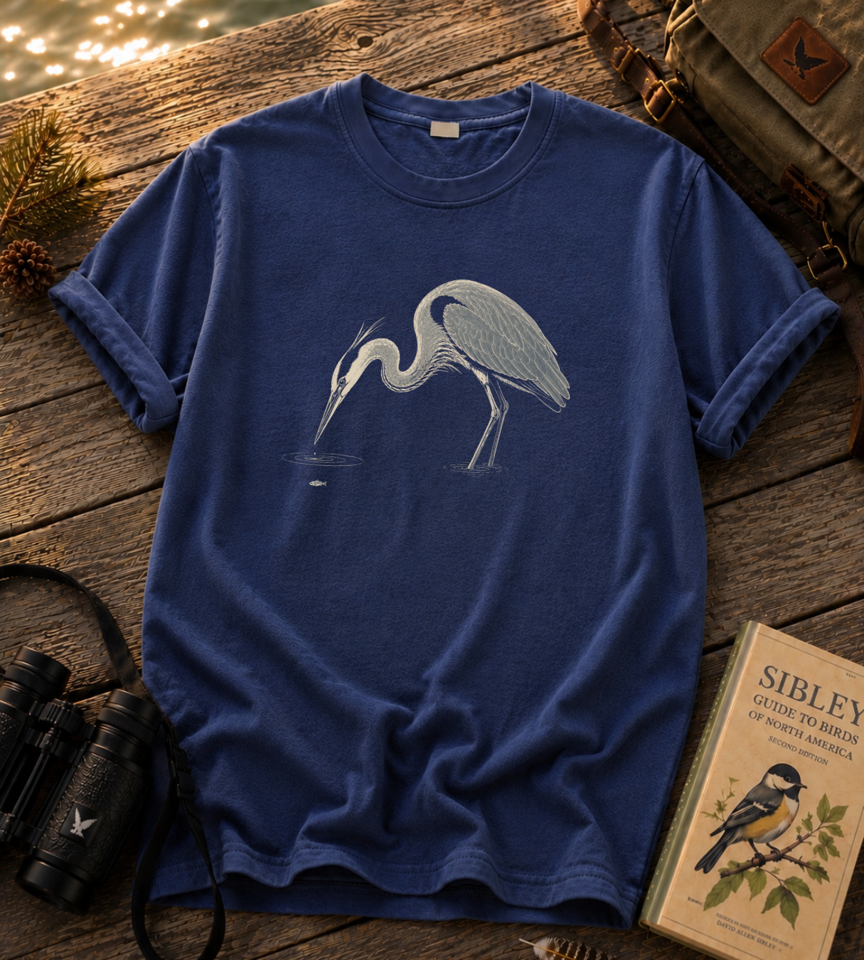 Great Blue Heron T Shirt