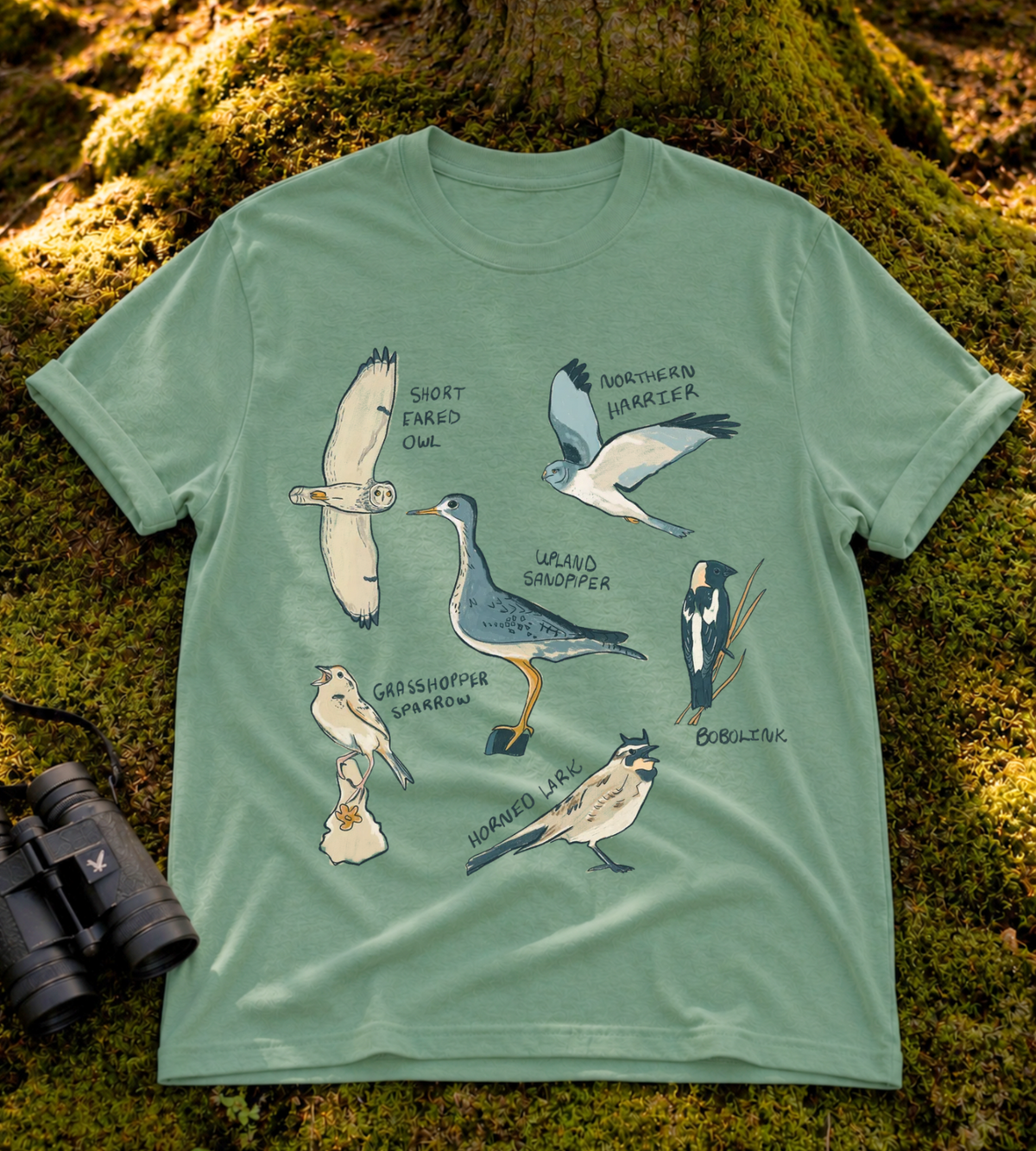 Grassland Birds T Shirt
