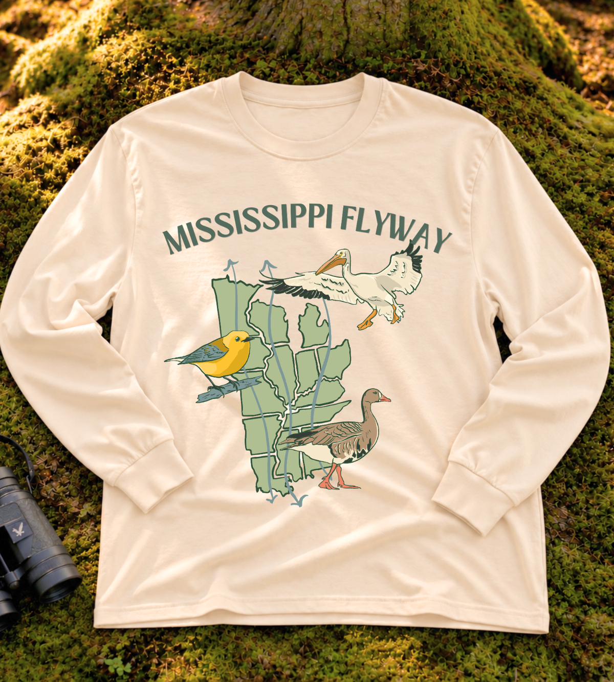Mississippi Flyway Long Sleeve Tee