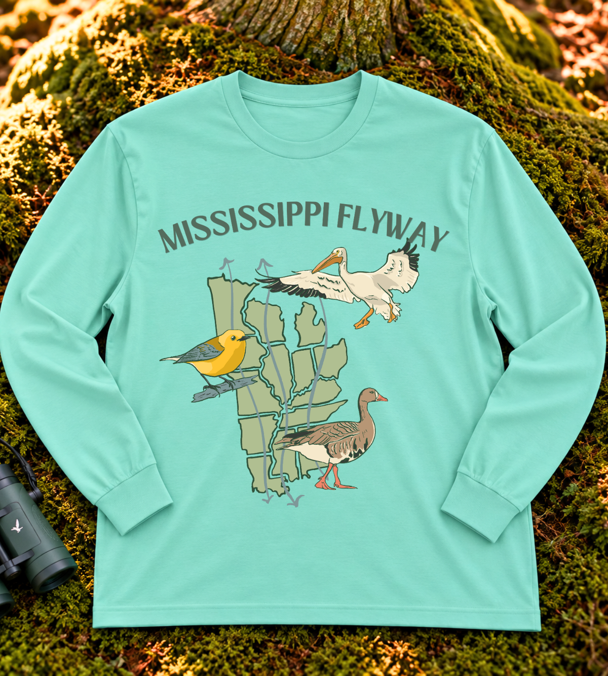 Mississippi Flyway Long Sleeve Tee