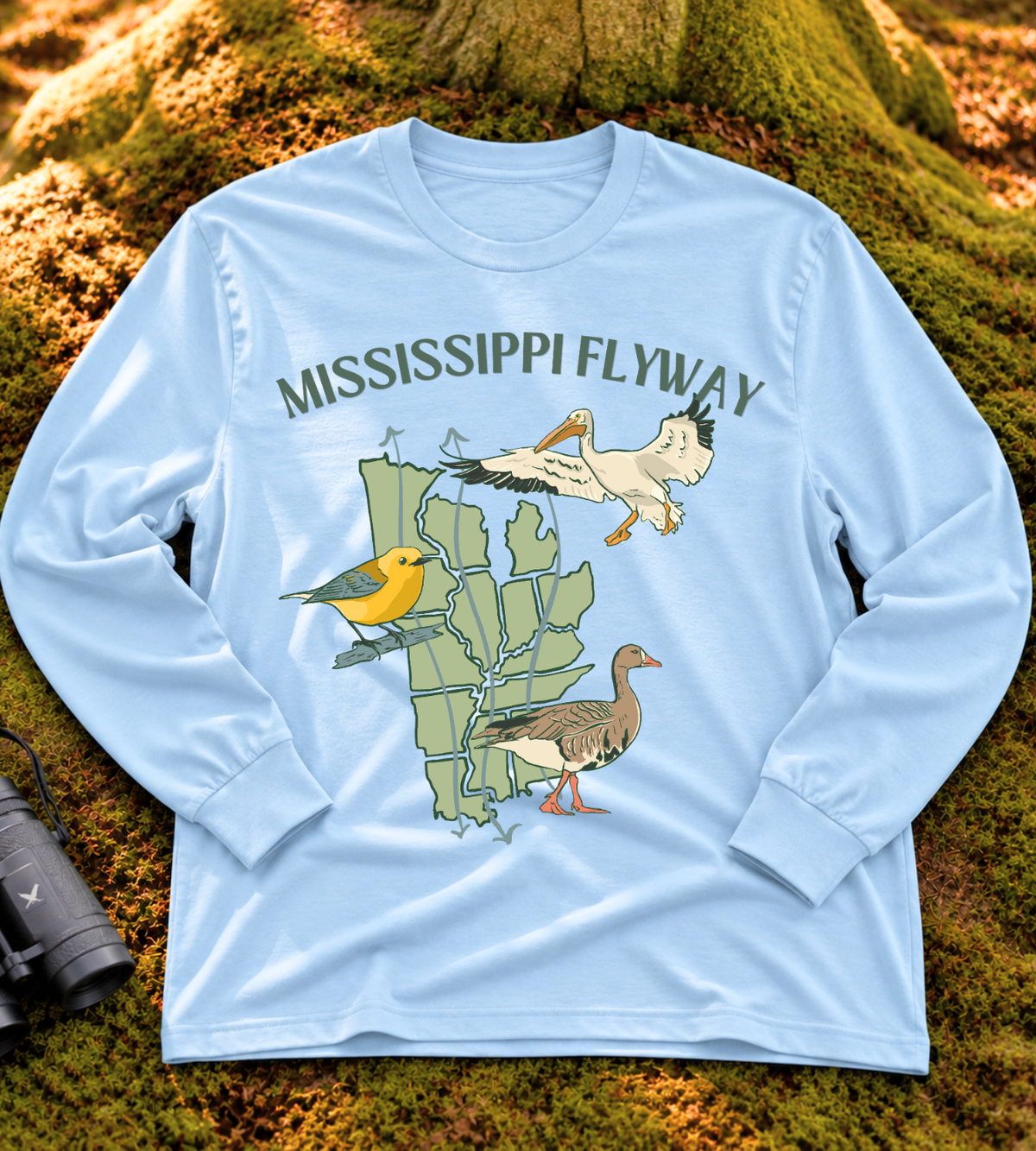 Mississippi Flyway Long Sleeve Tee