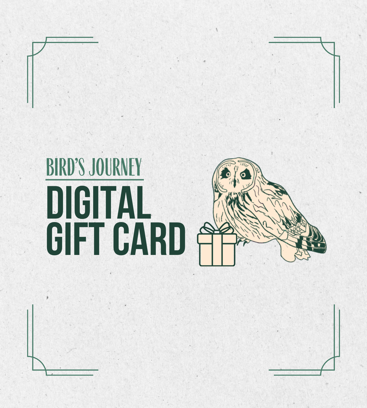 Bird’s Journey Digital Gift Card