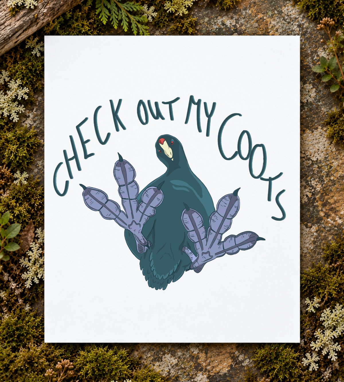 Check Out My Coots Art Print
