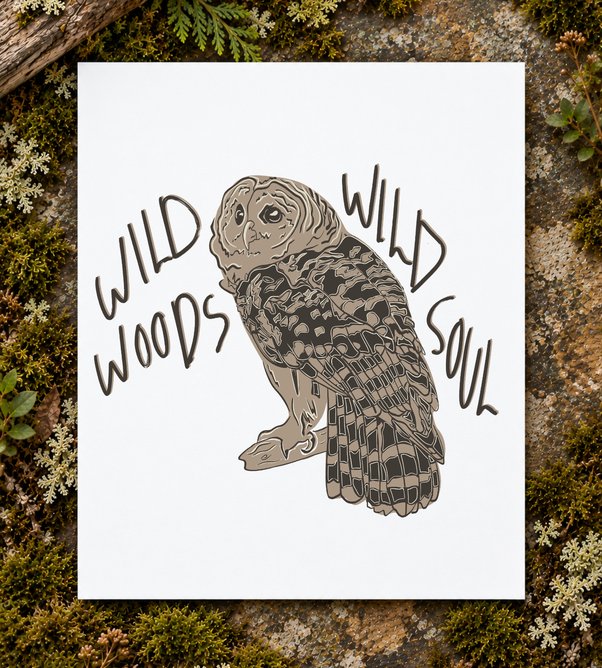 Wild Woods Wild Soul Art Print