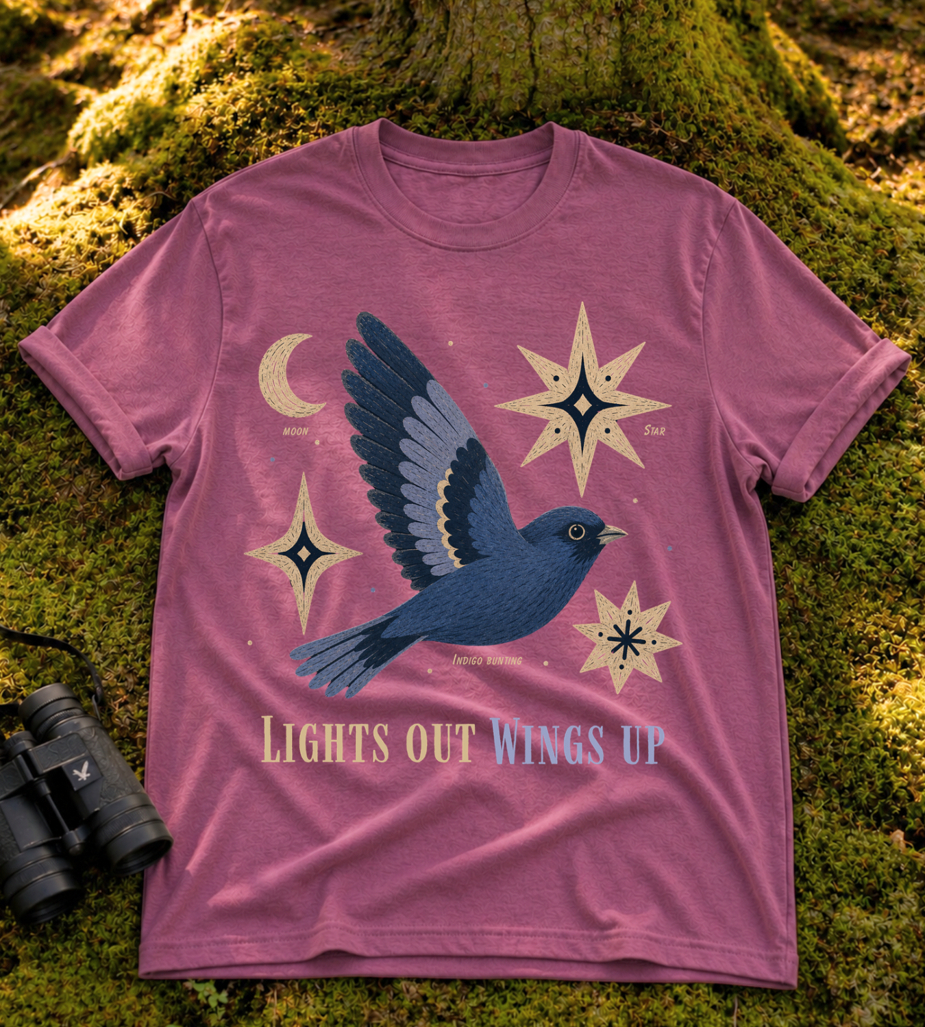 Lights Out Wings Up T Shirt