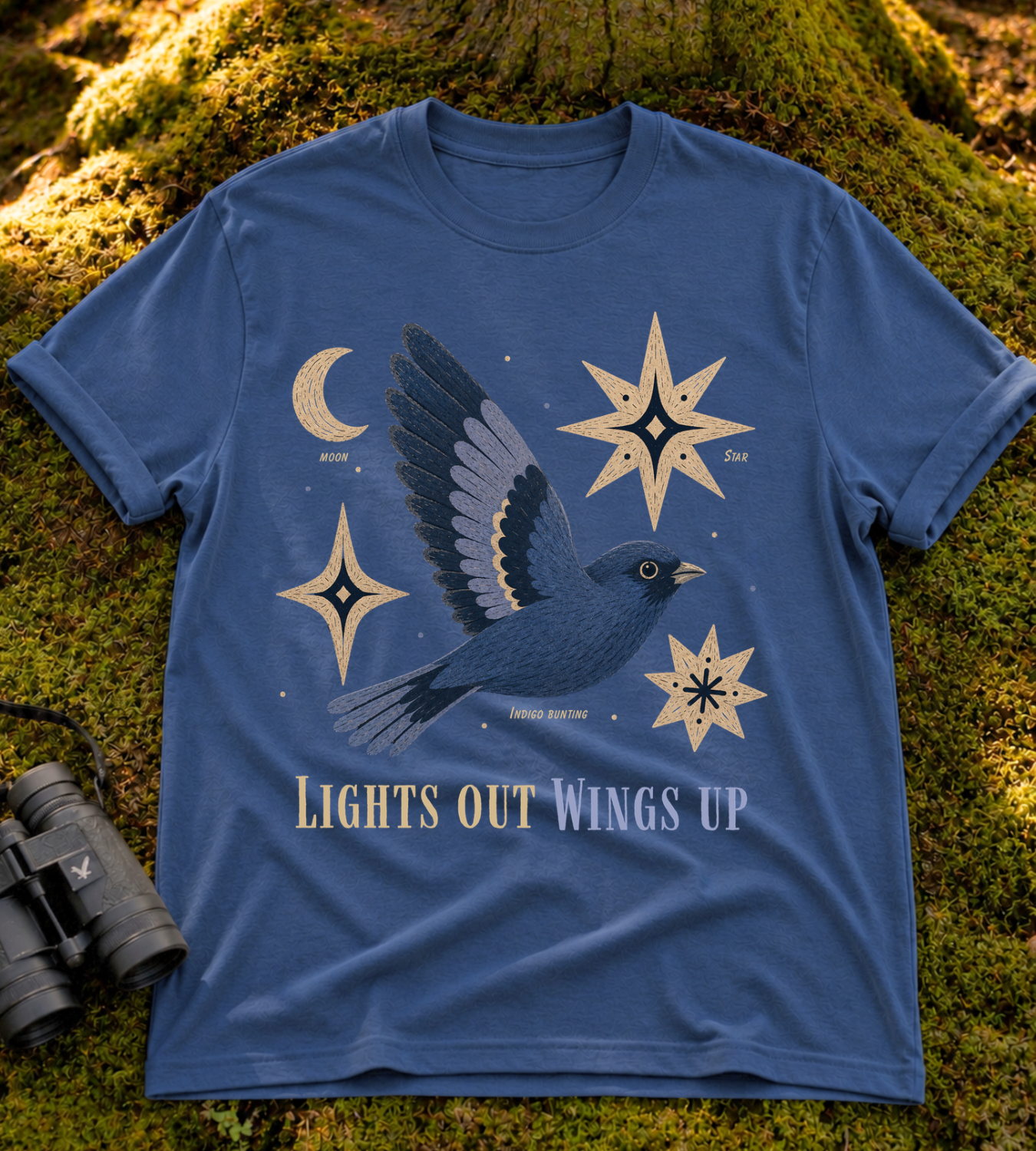Lights Out Wings Up T Shirt