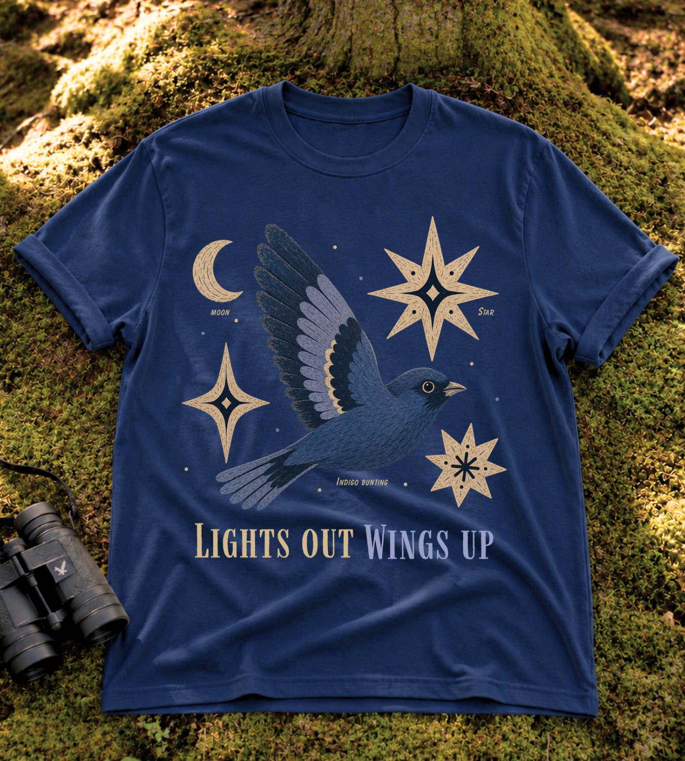 Lights Out Wings Up T Shirt