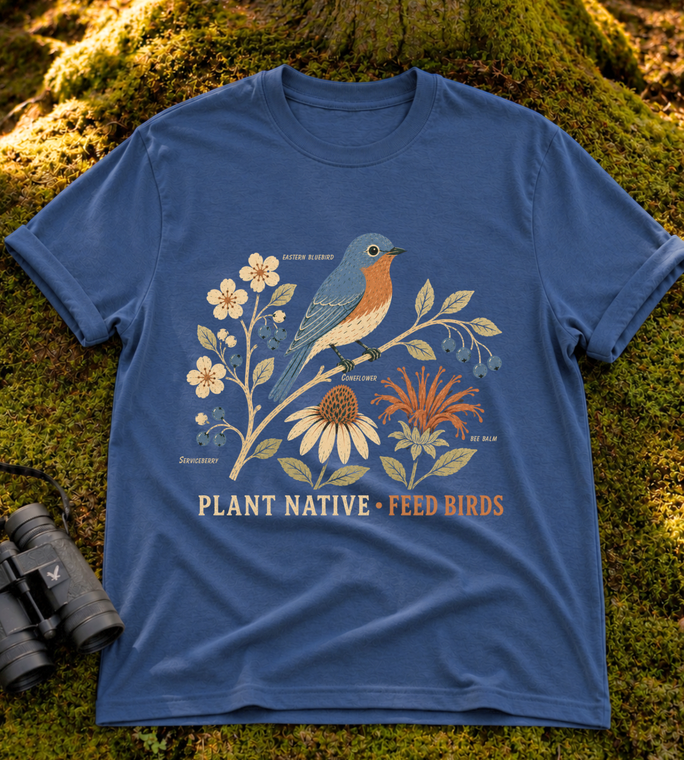 Plant Native Feed Birds T Shirt