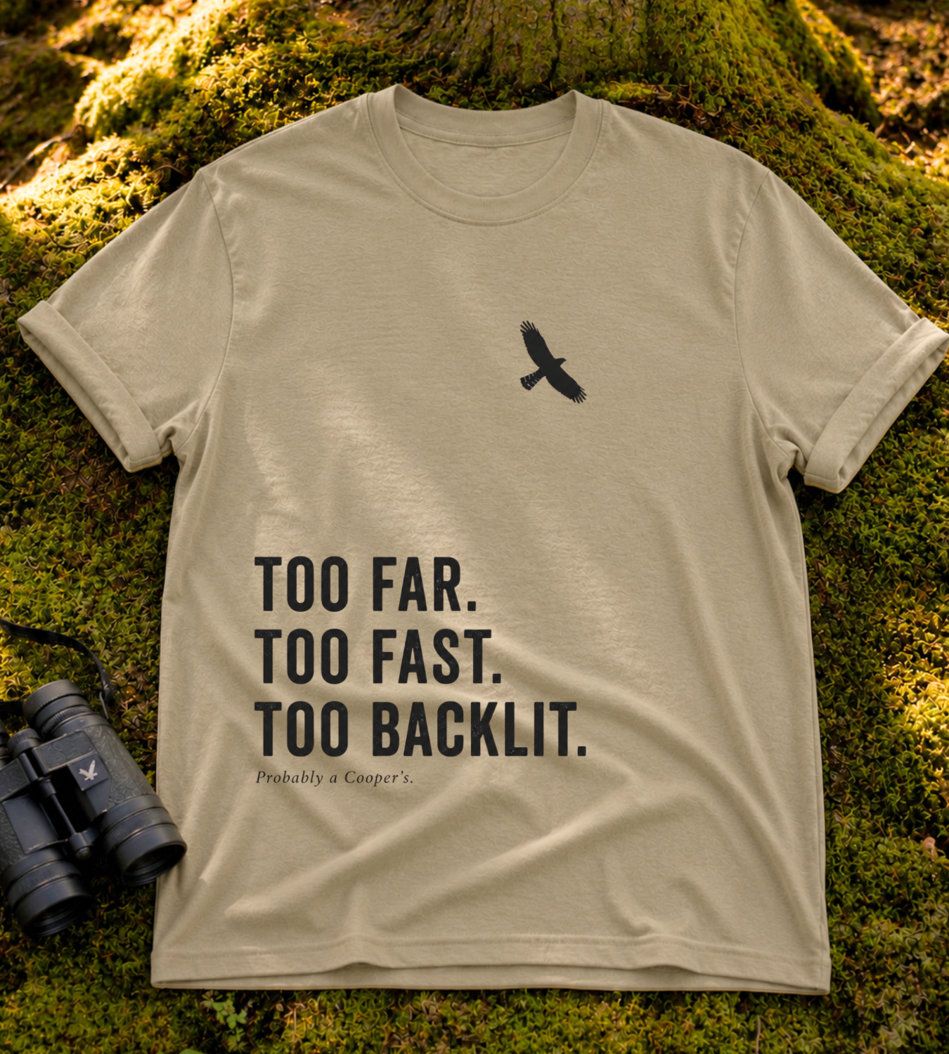Too Far Too Fast Too Backlit T Shirt