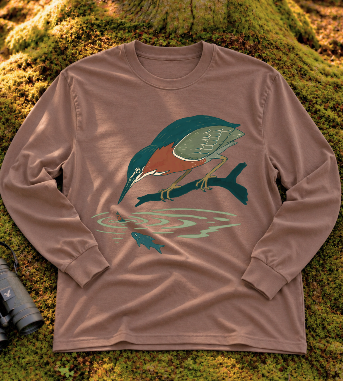 Green Heron Long Sleeve Tee