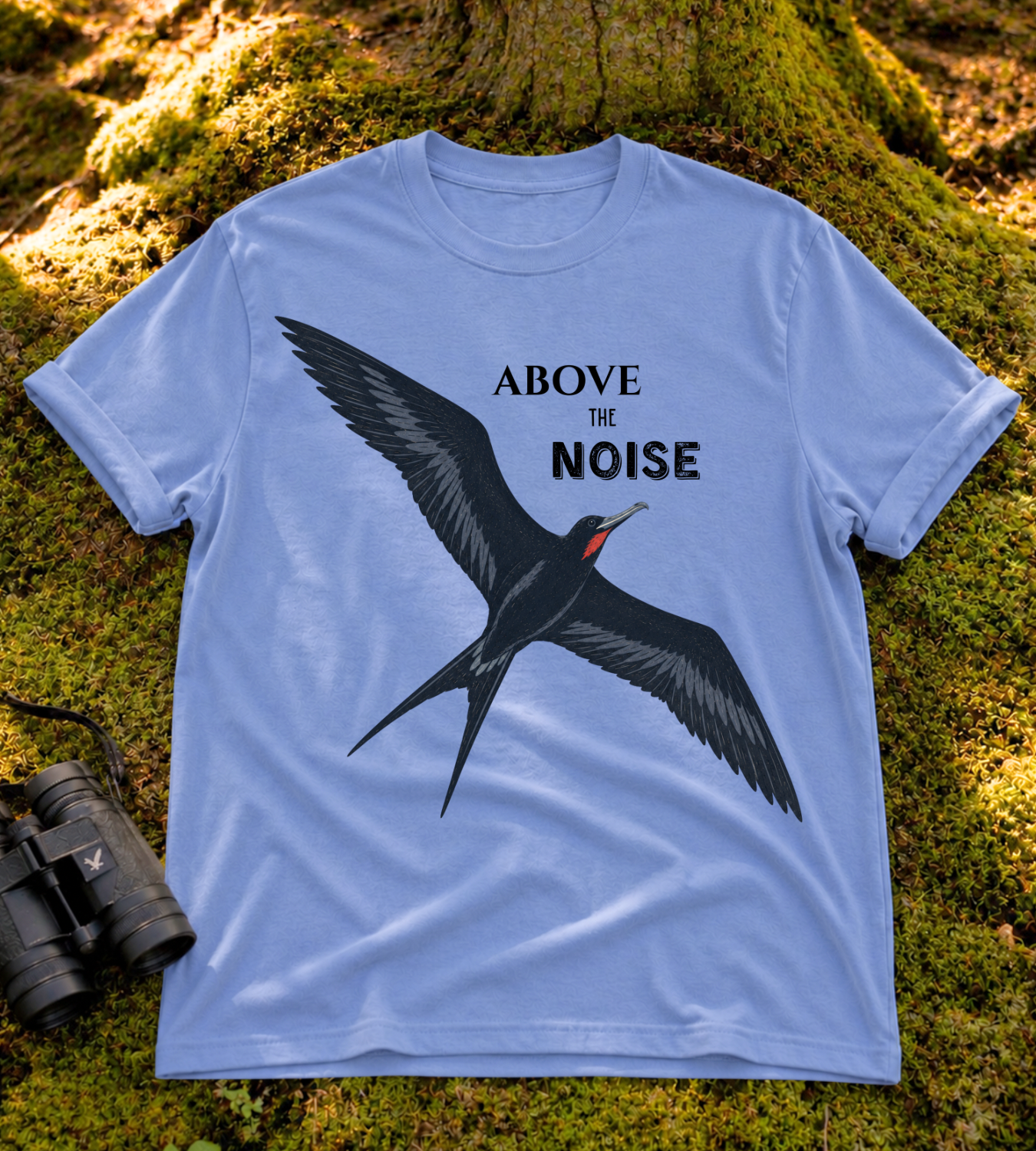 Above the Noise Frigatebird T Shirt