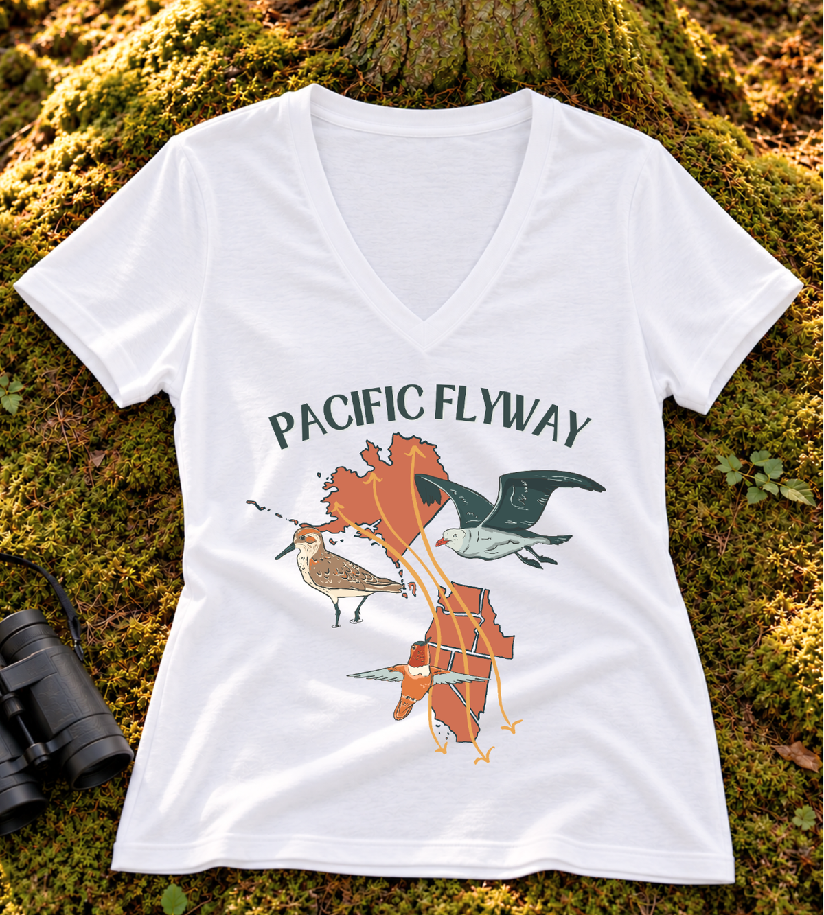 Pacific Flyway Women’s V Neck