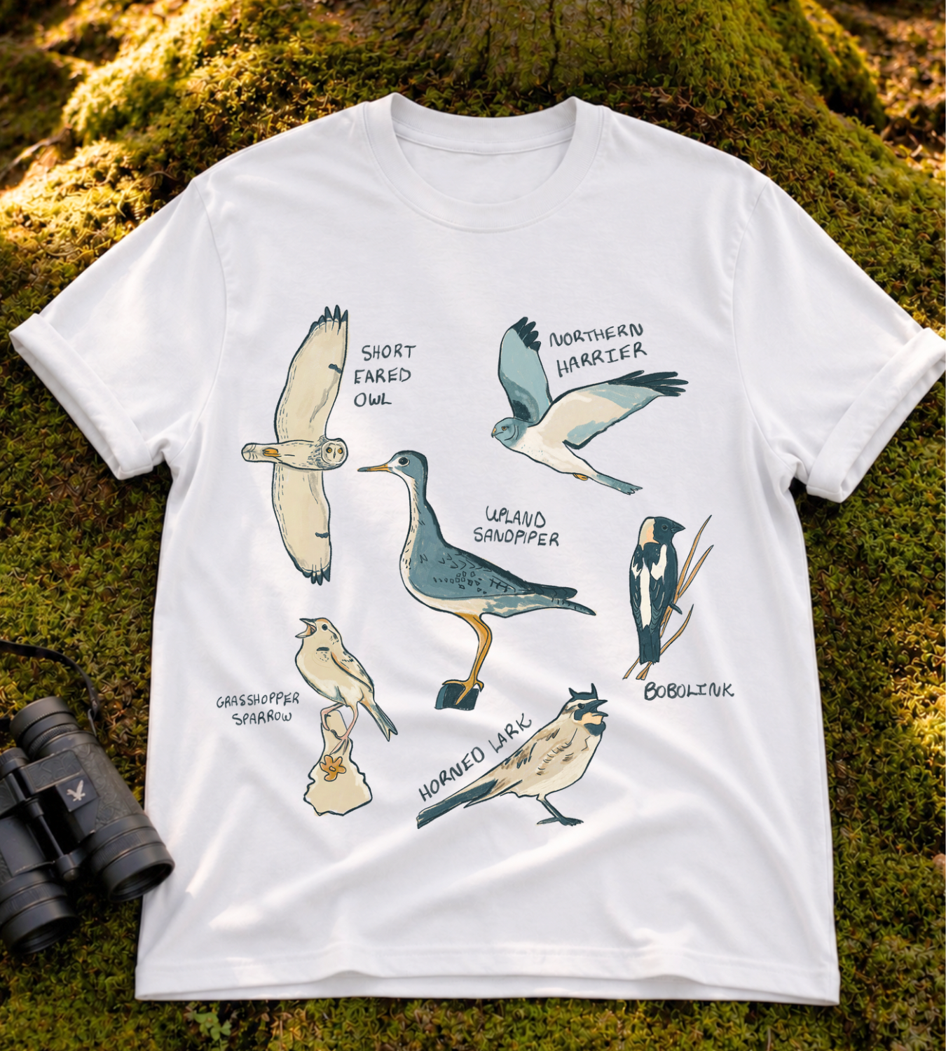 Grassland Birds T Shirt