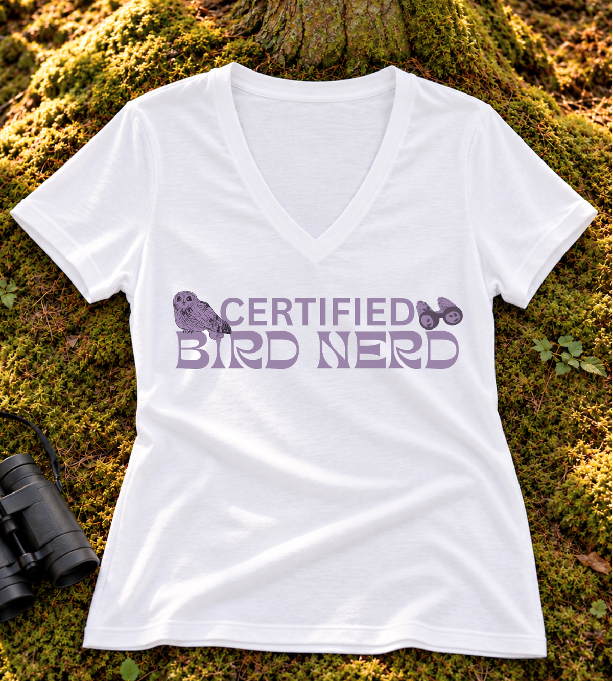 Certified Bird Nerd Women's V Neck