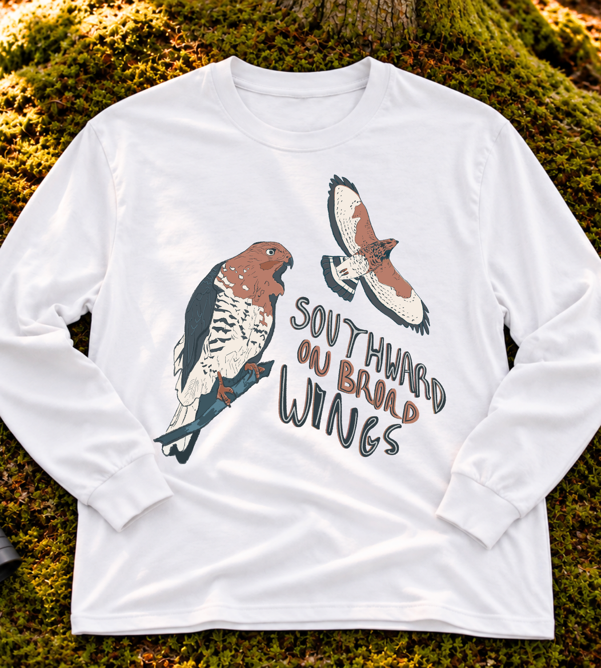 Broad-Winged Hawk Long Sleeve Tee