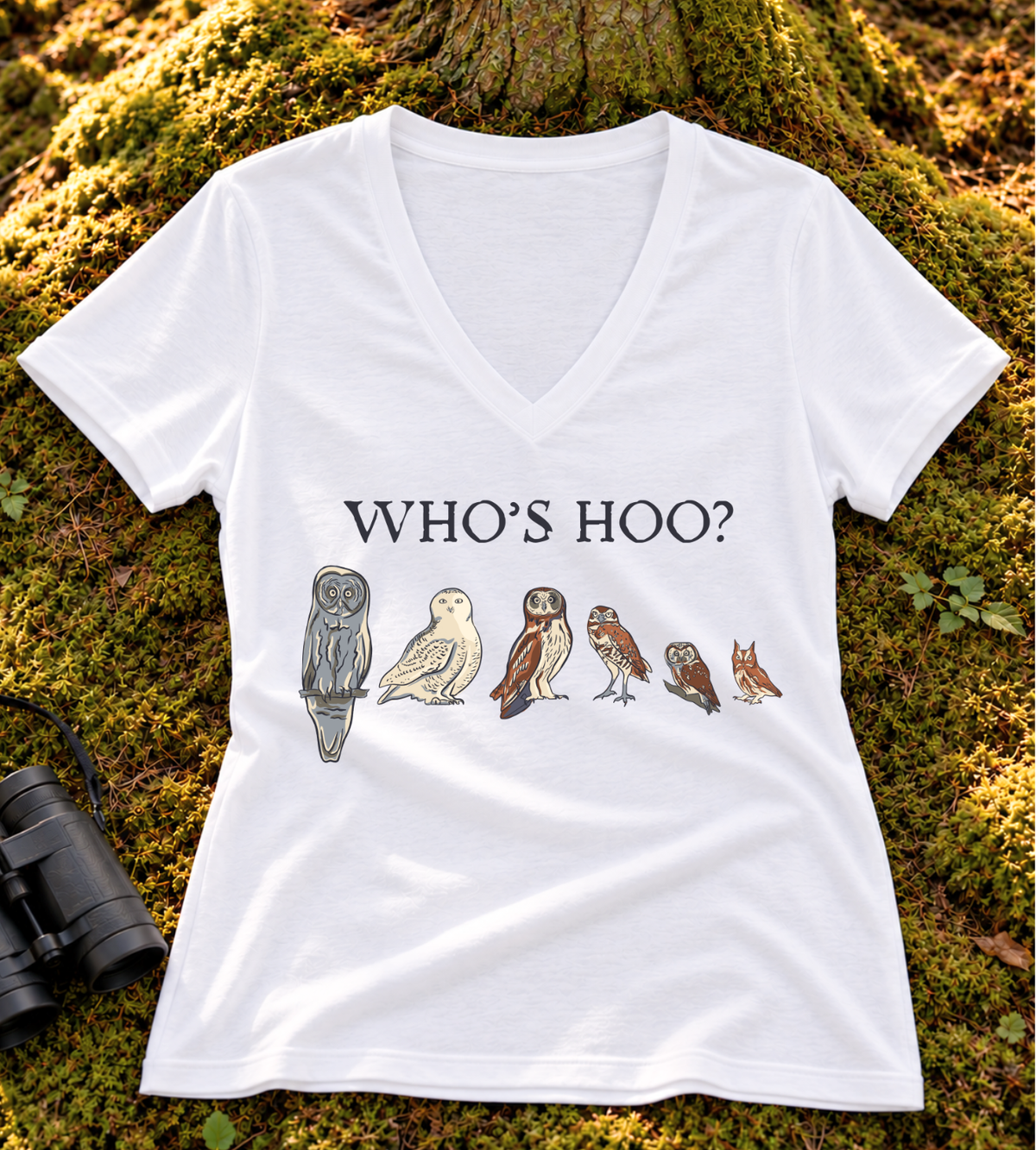 Who’s Hoo? Women’s V Neck