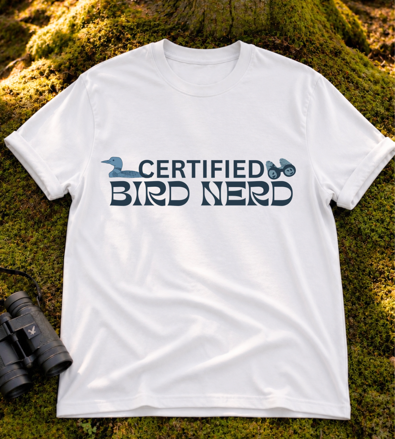 Certified Bird Nerd T Shirt