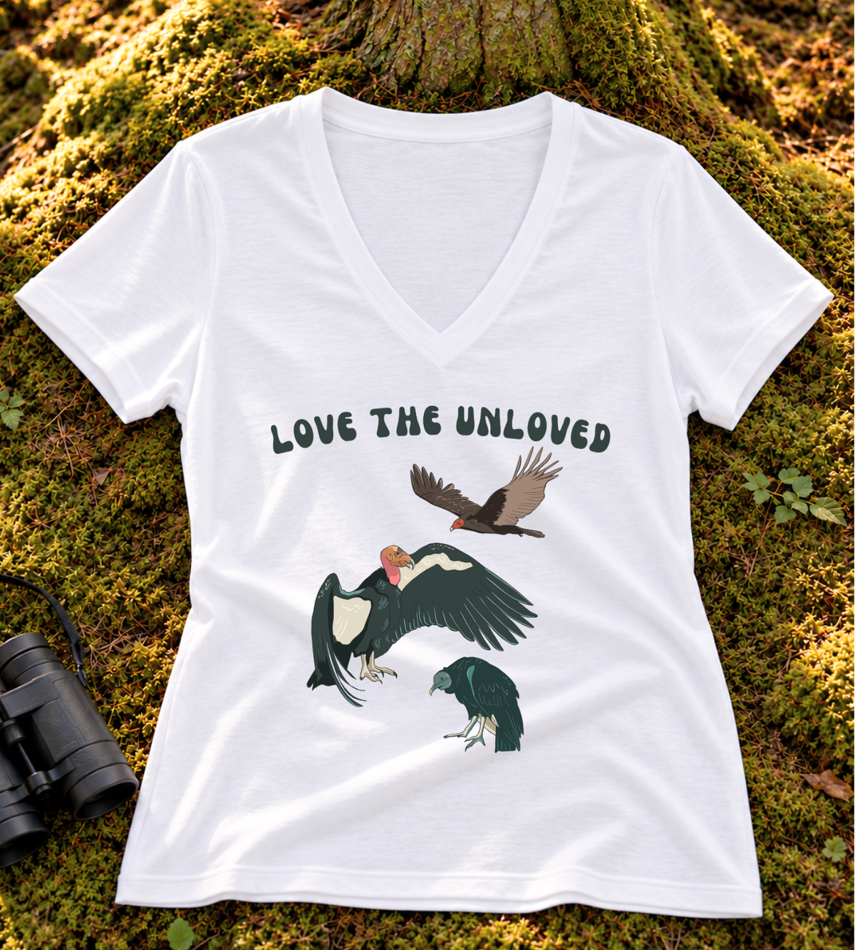 Love the Unloved Vultures Women’s V Neck
