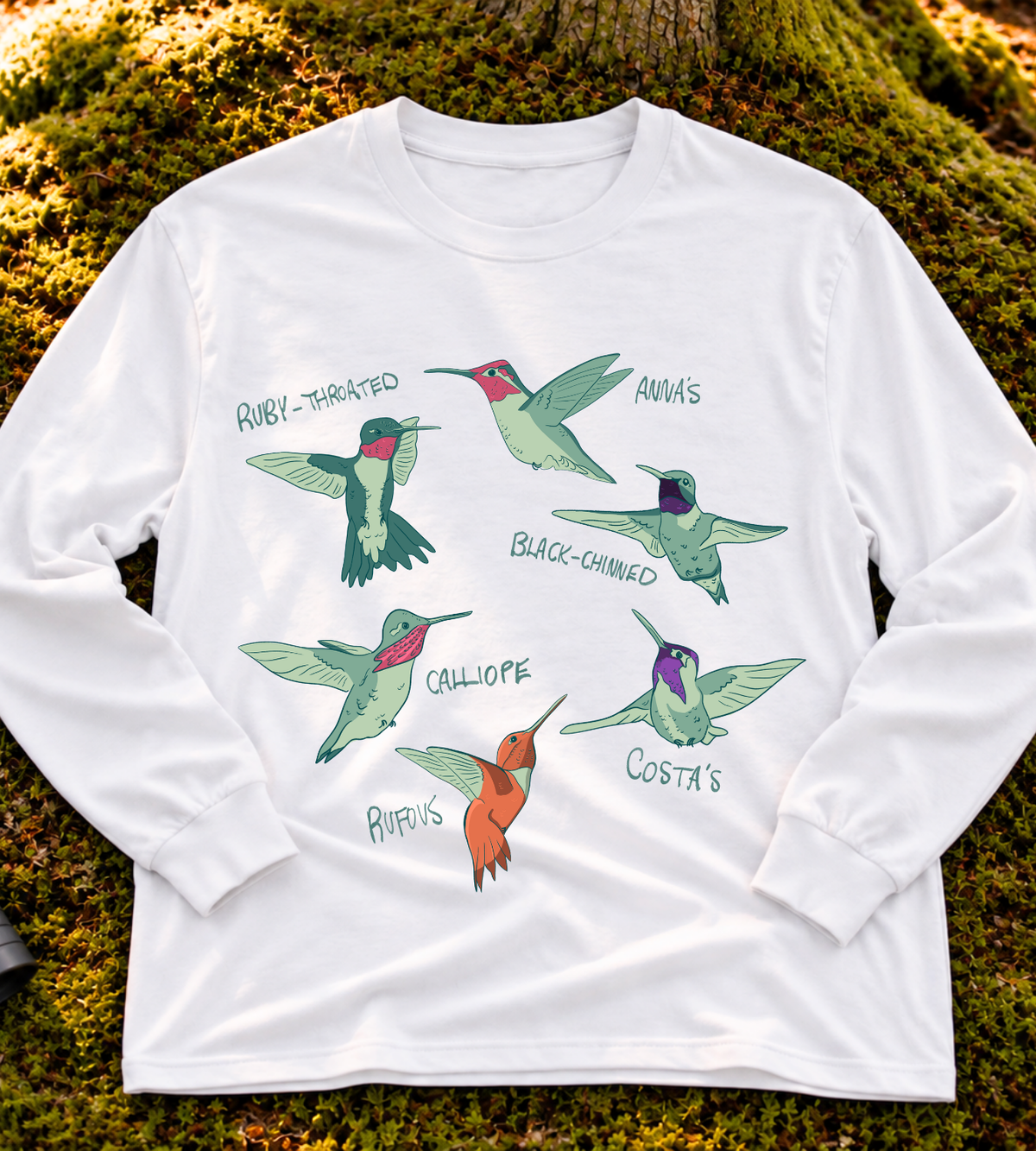 Hummingbird Long Sleeve Tee