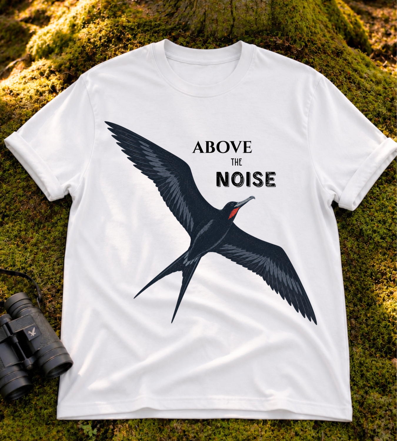 Above the Noise Frigatebird T Shirt