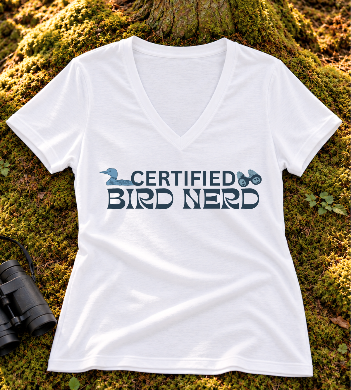 Certified Bird Nerd Women's V Neck