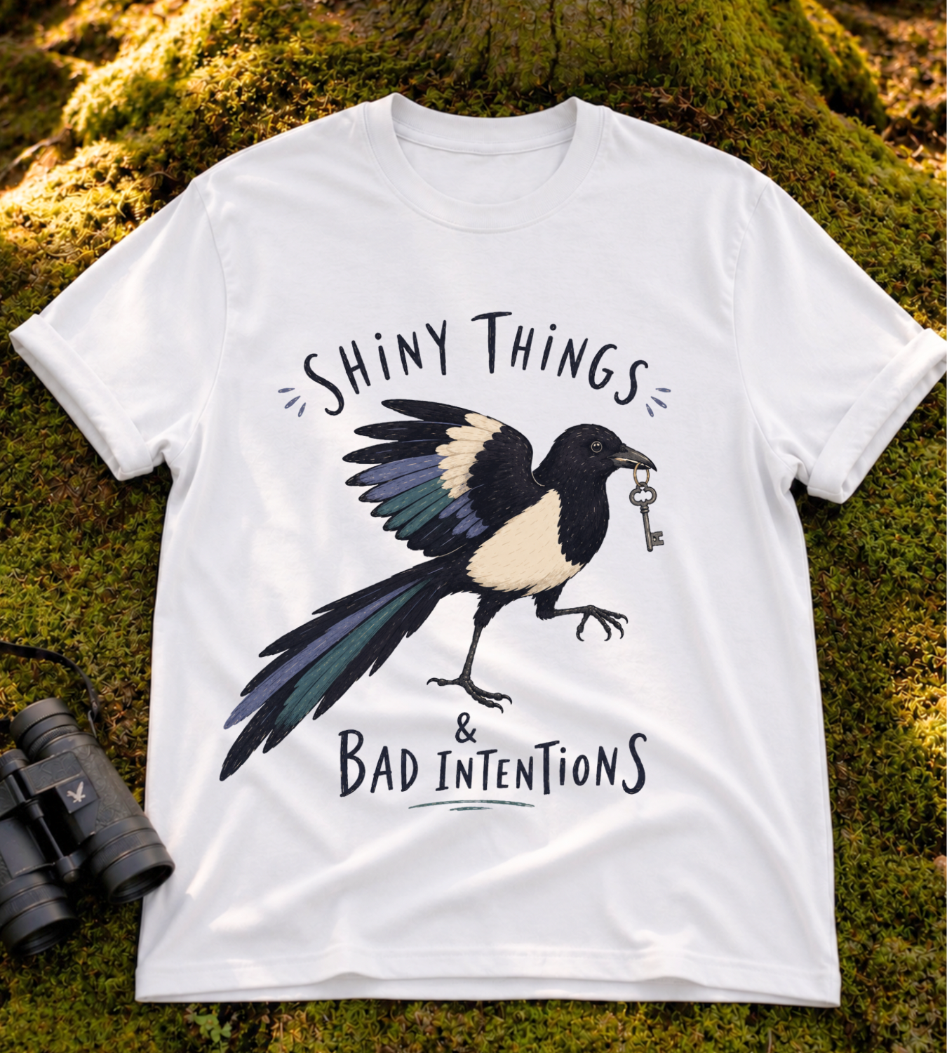 Shiny Things Magpie T Shirt