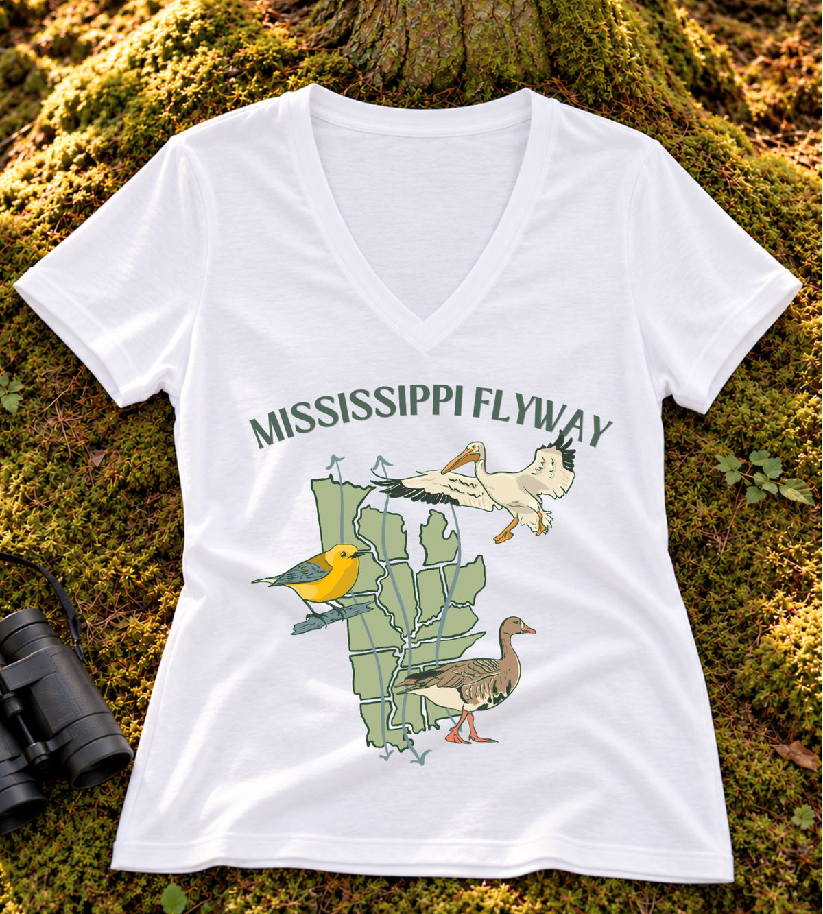 Mississippi Flyway Women’s V Neck