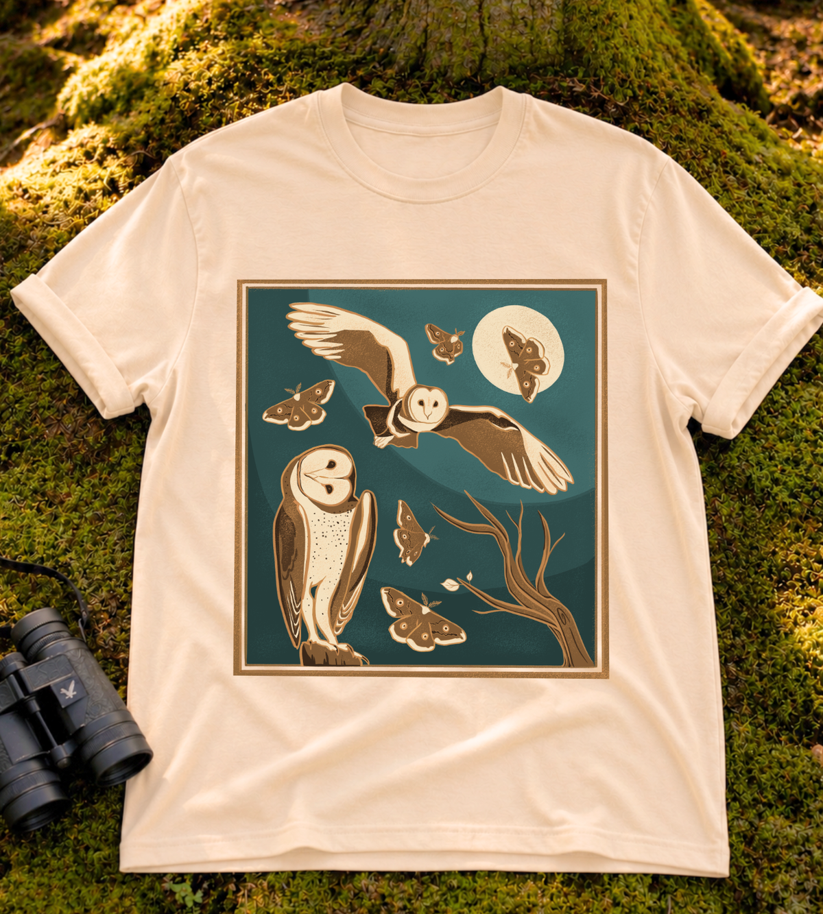 Spooky Barn Owl T Shirt