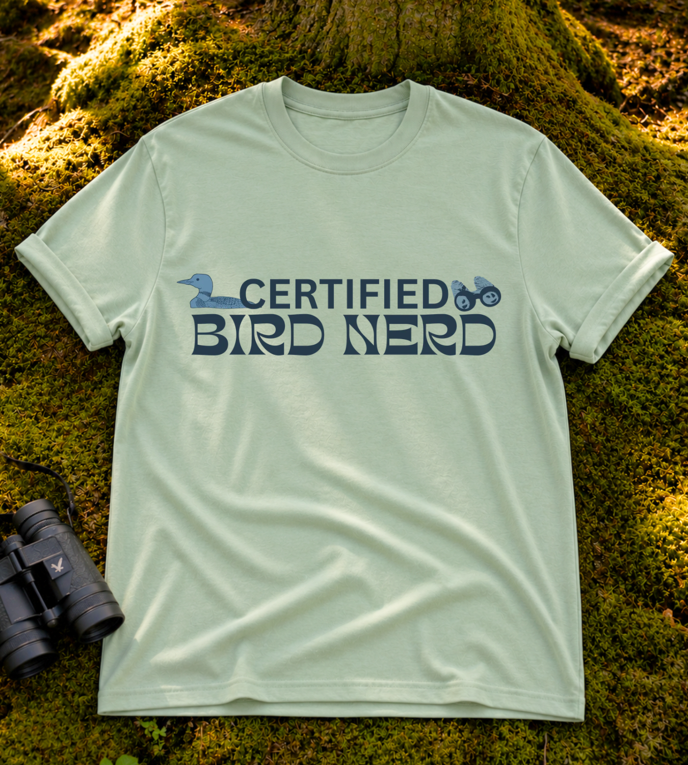 Certified Bird Nerd T Shirt