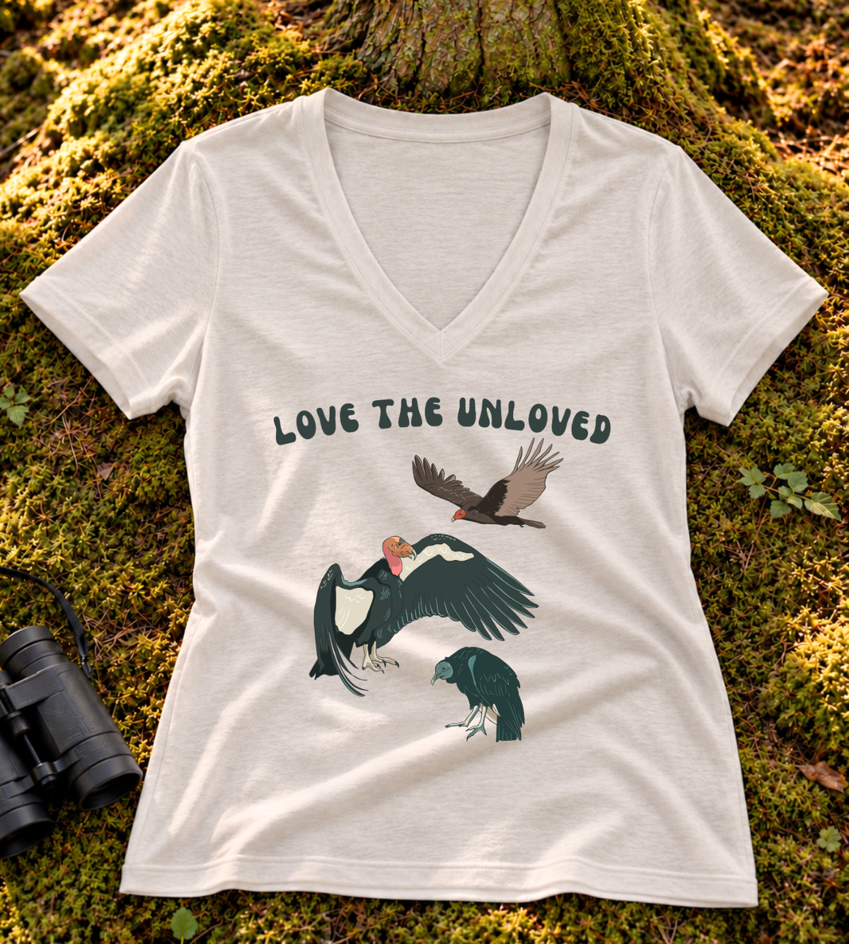 Love the Unloved Vultures Women’s V Neck