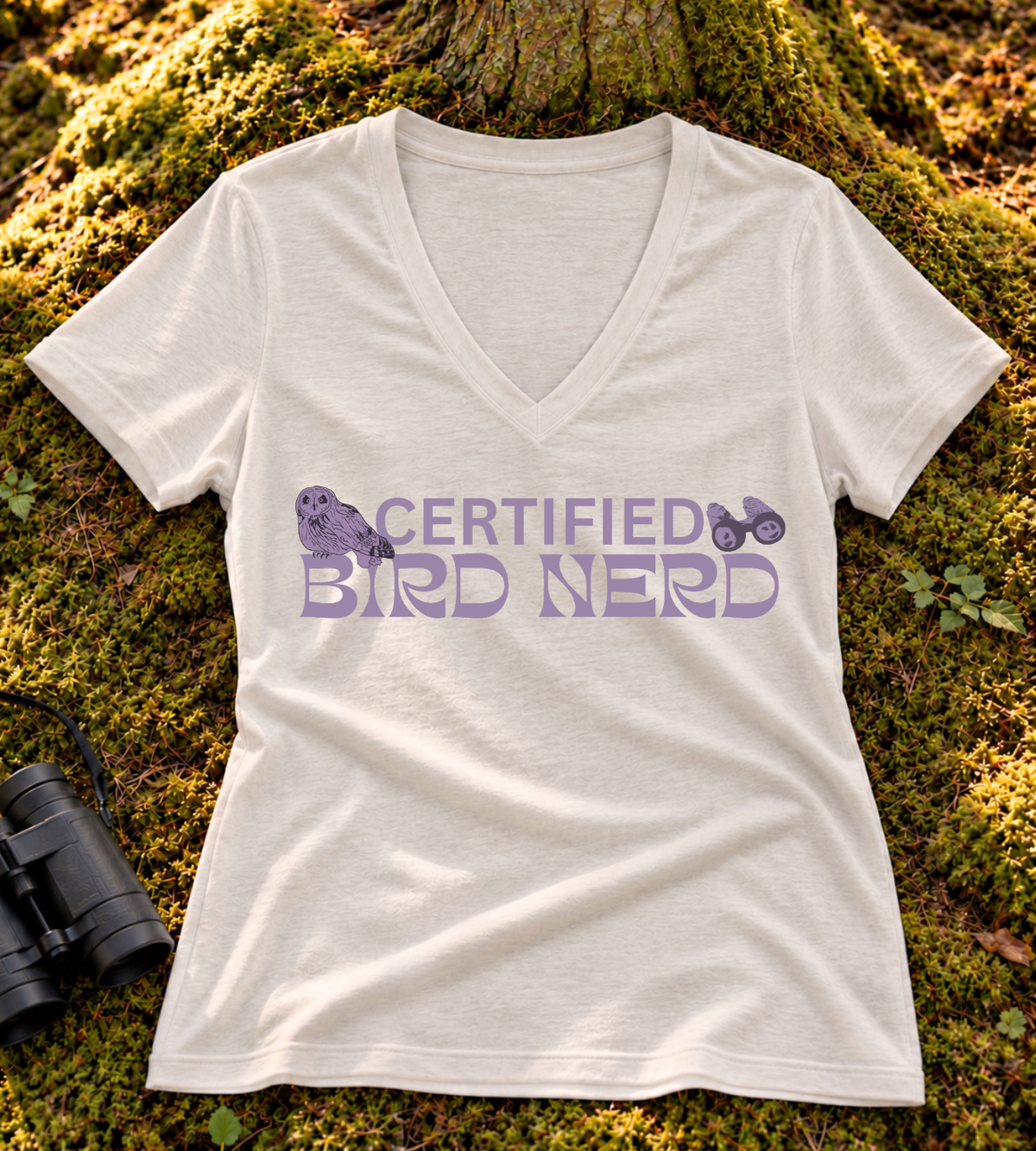 Certified Bird Nerd Women's V Neck