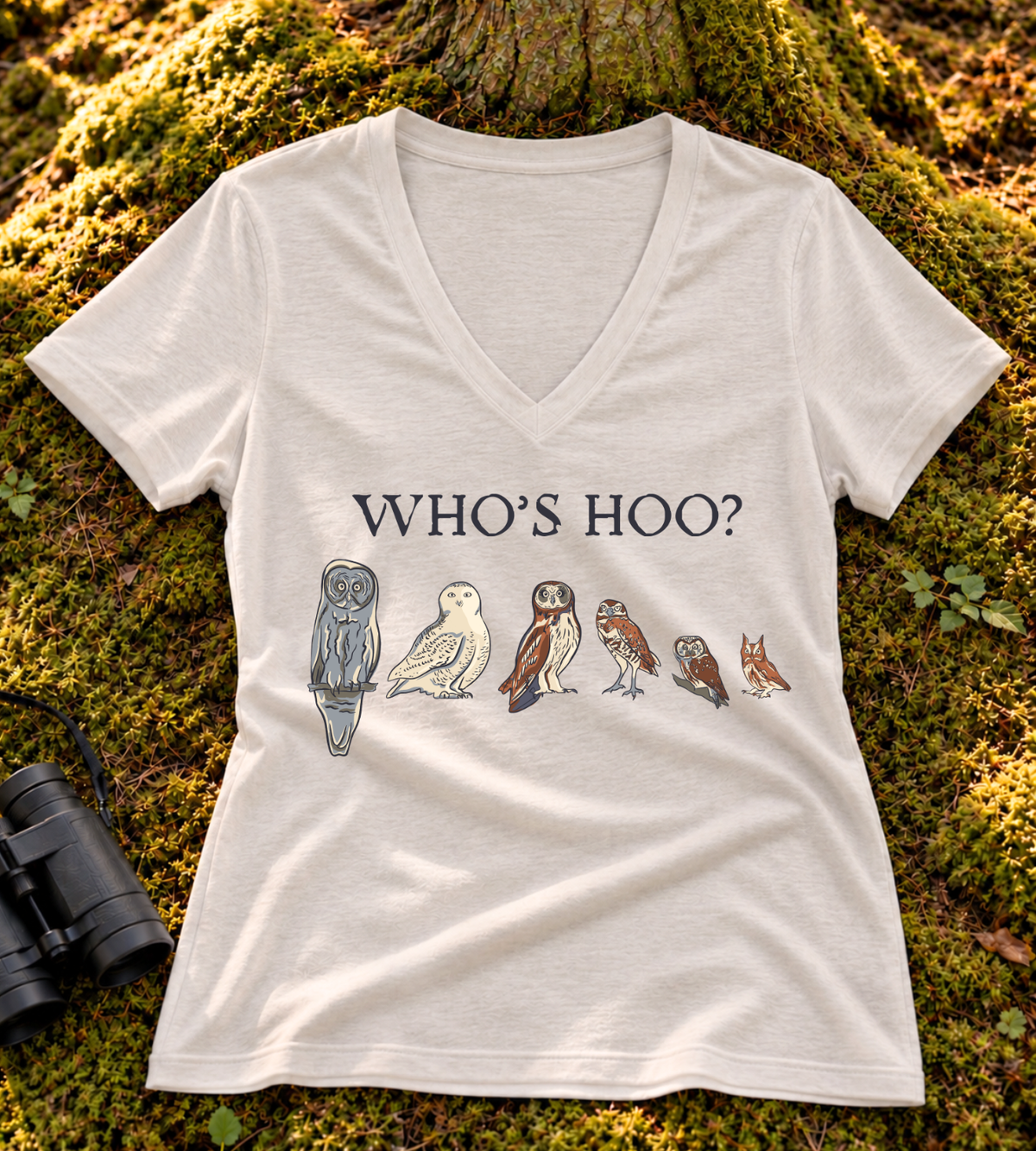 Who’s Hoo? Women’s V Neck