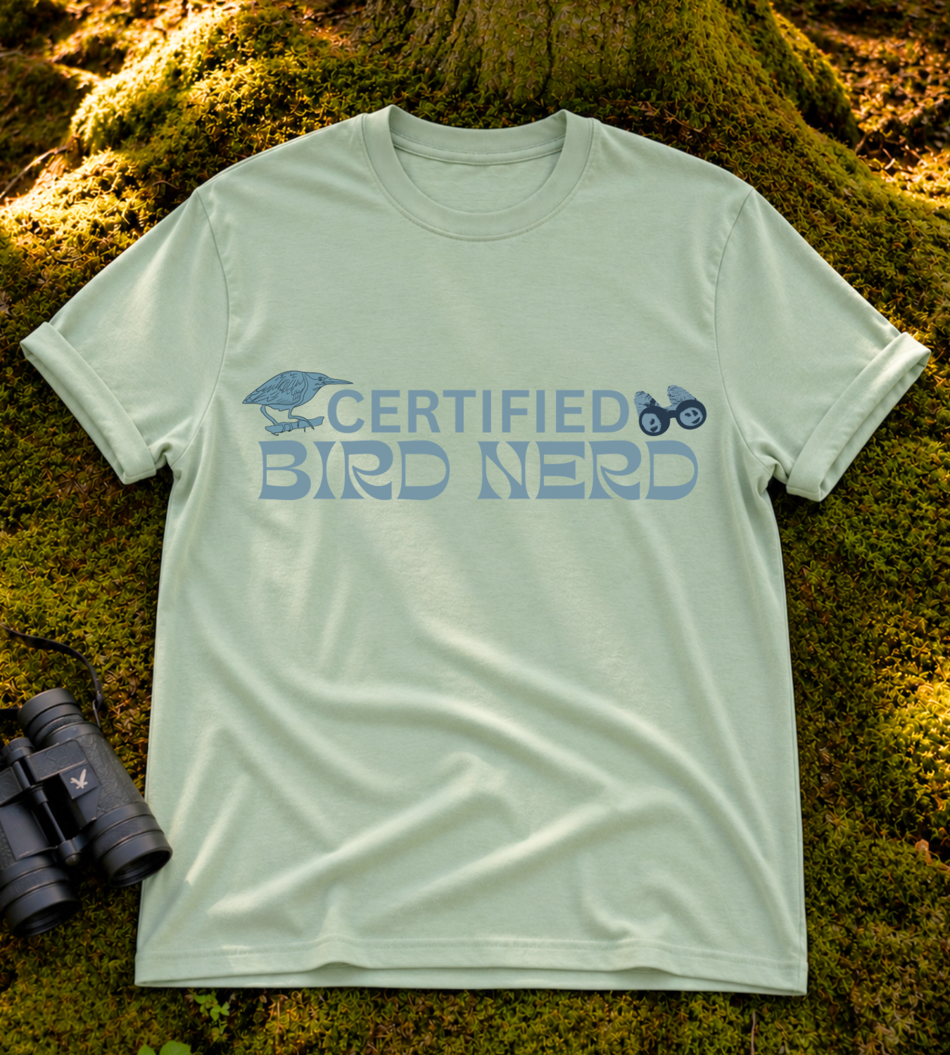 Certified Bird Nerd T Shirt