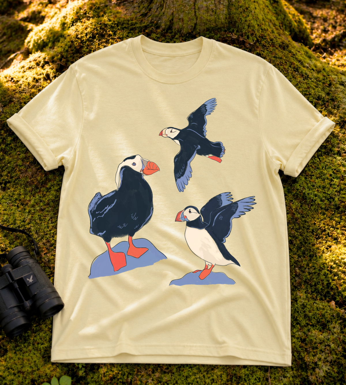 Puffin Trio T Shirt