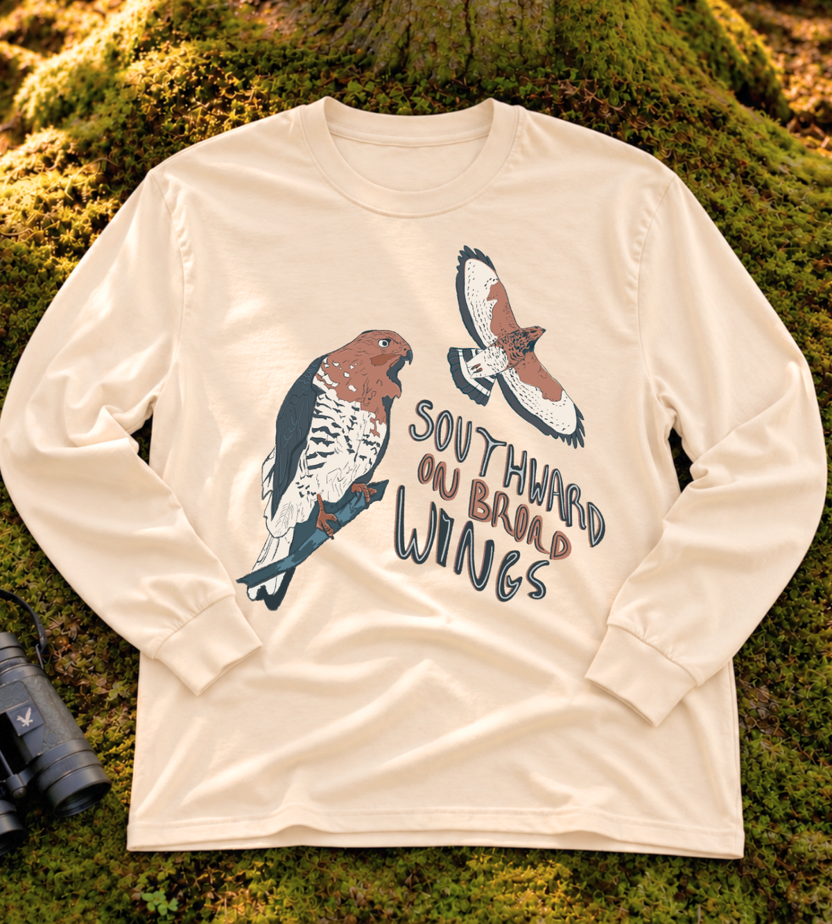 Broad-Winged Hawk Long Sleeve Tee