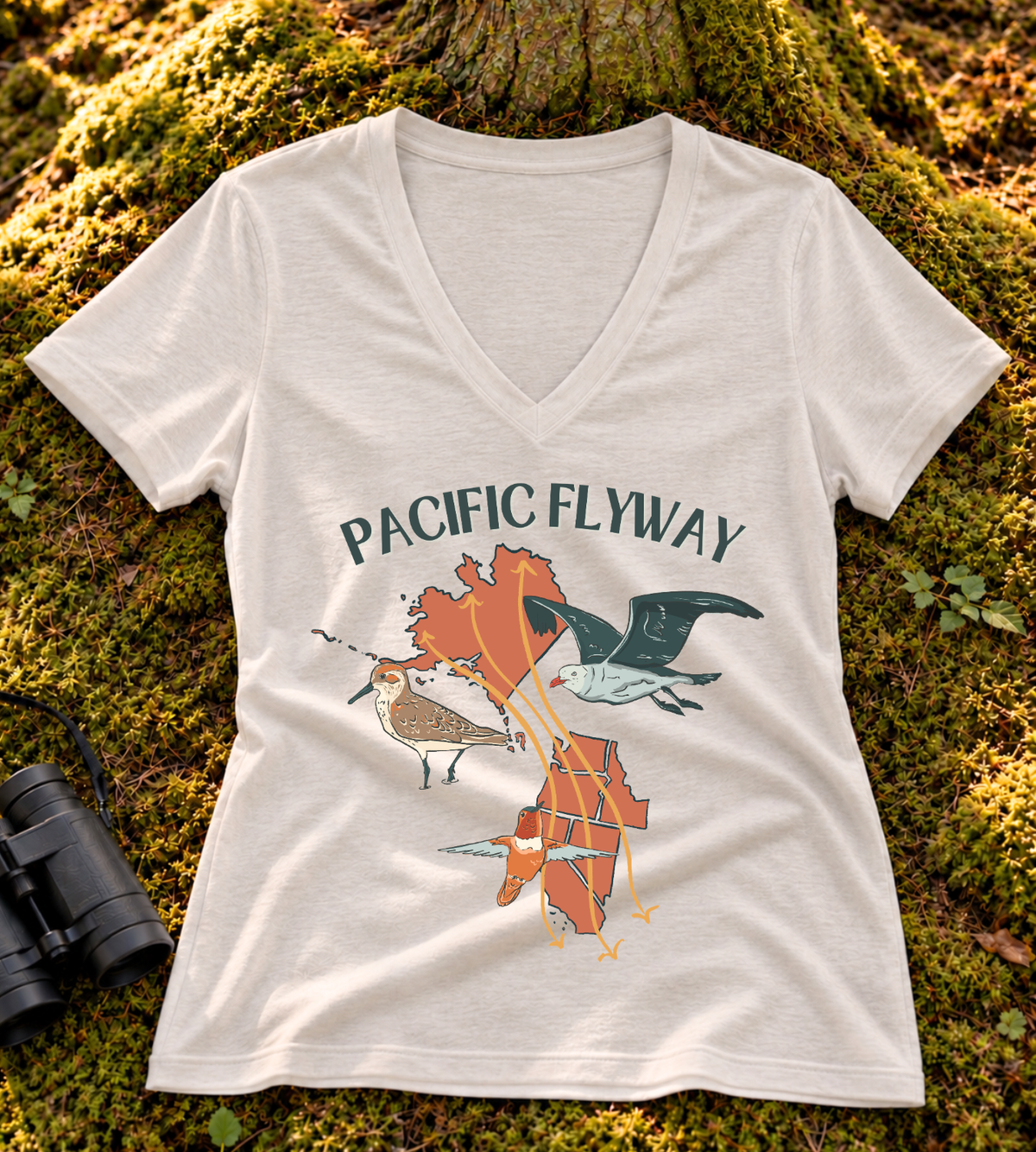 Pacific Flyway Women’s V Neck