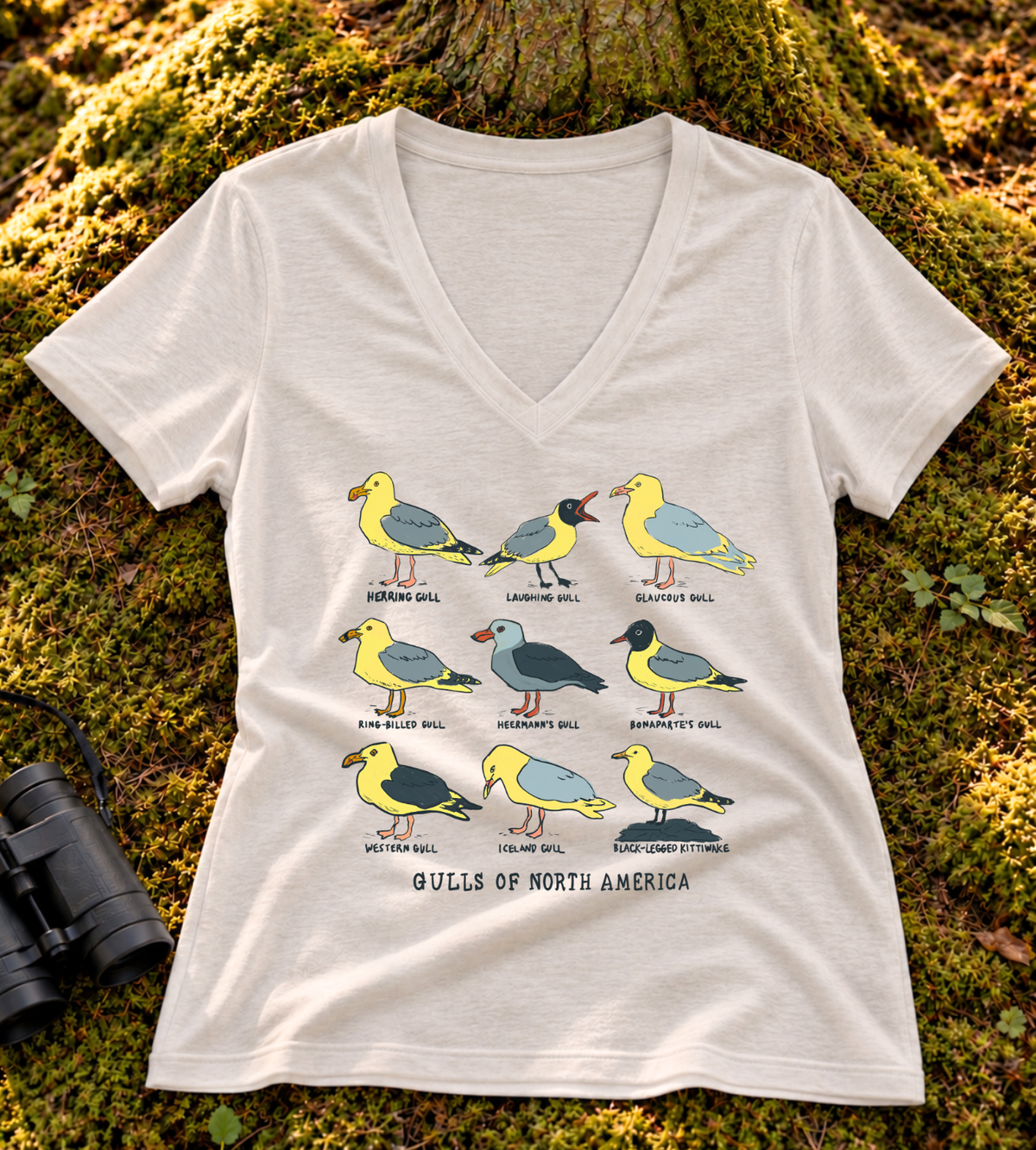Gulls of North America Women’s V Neck