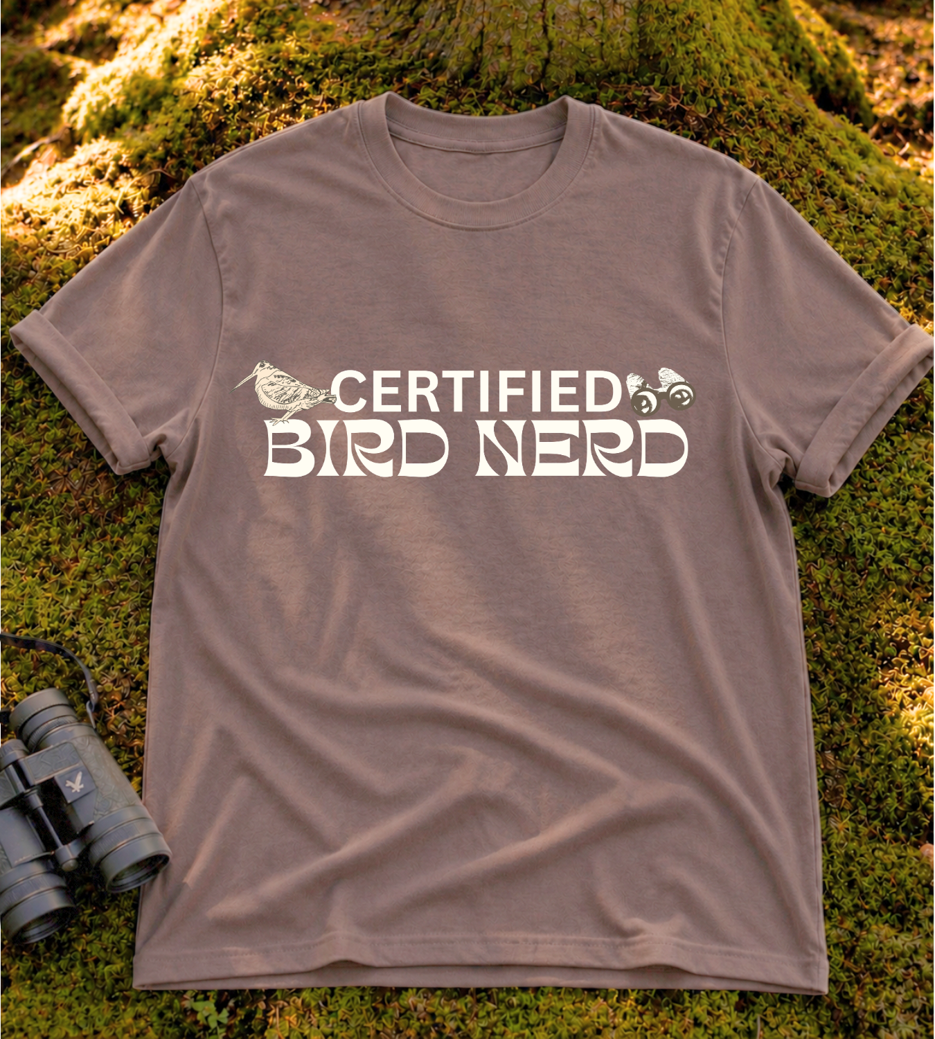 Certified Bird Nerd T Shirt