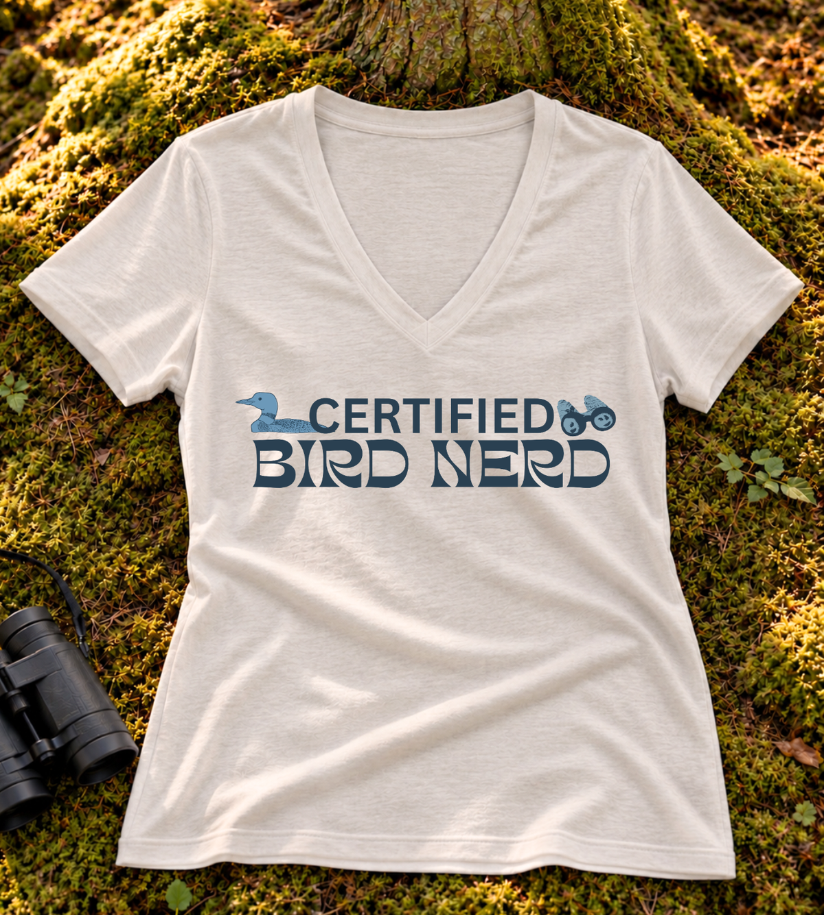Certified Bird Nerd Women's V Neck
