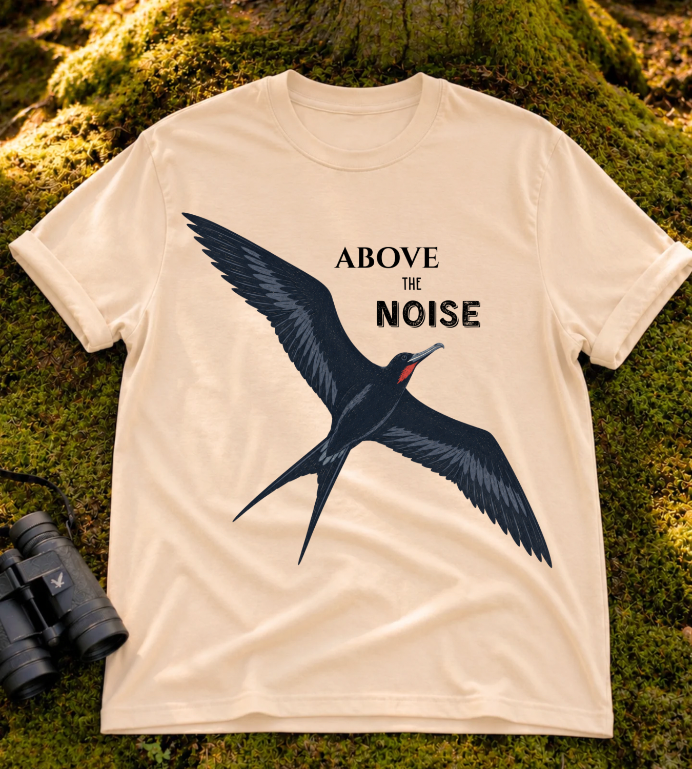 Above the Noise Frigatebird T Shirt