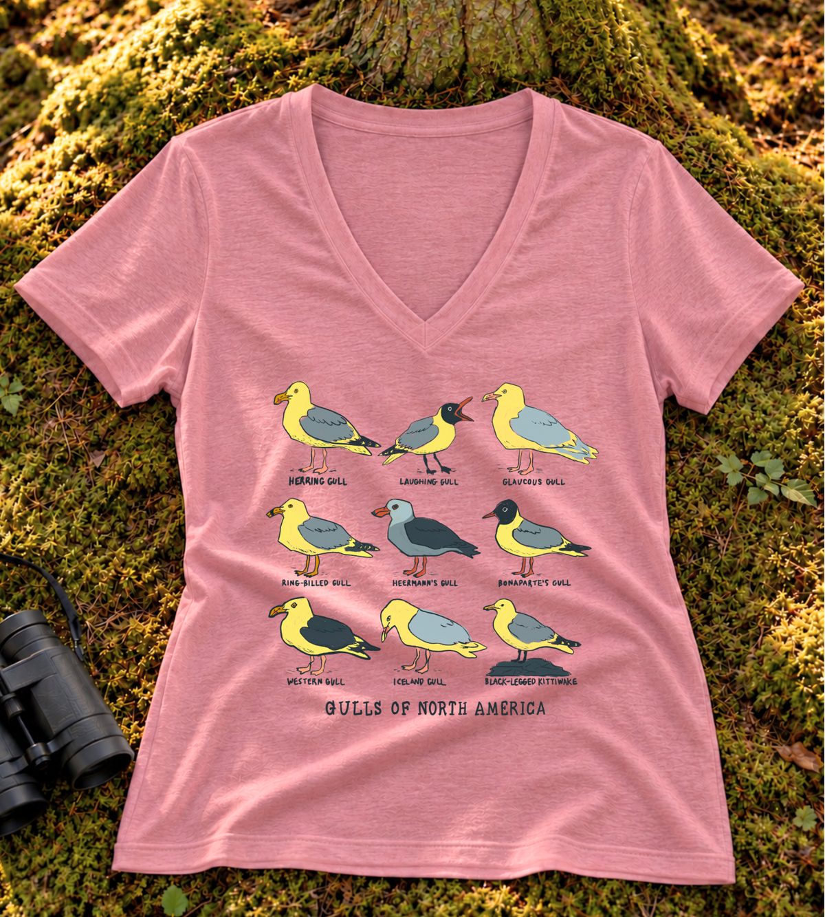 Gulls of North America Women’s V Neck
