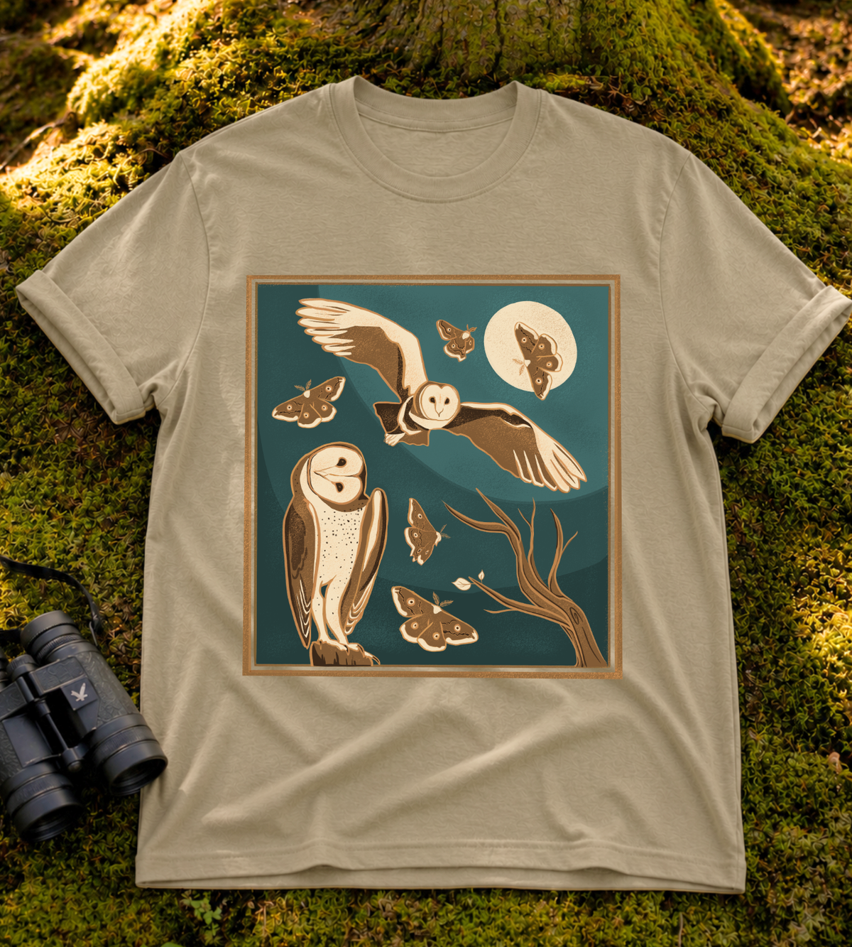 Spooky Barn Owl T Shirt